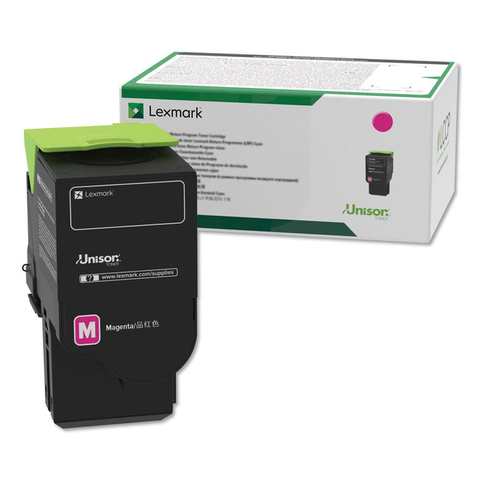 78C10M0 Return Program Toner, 1400 Page-Yield, Magenta