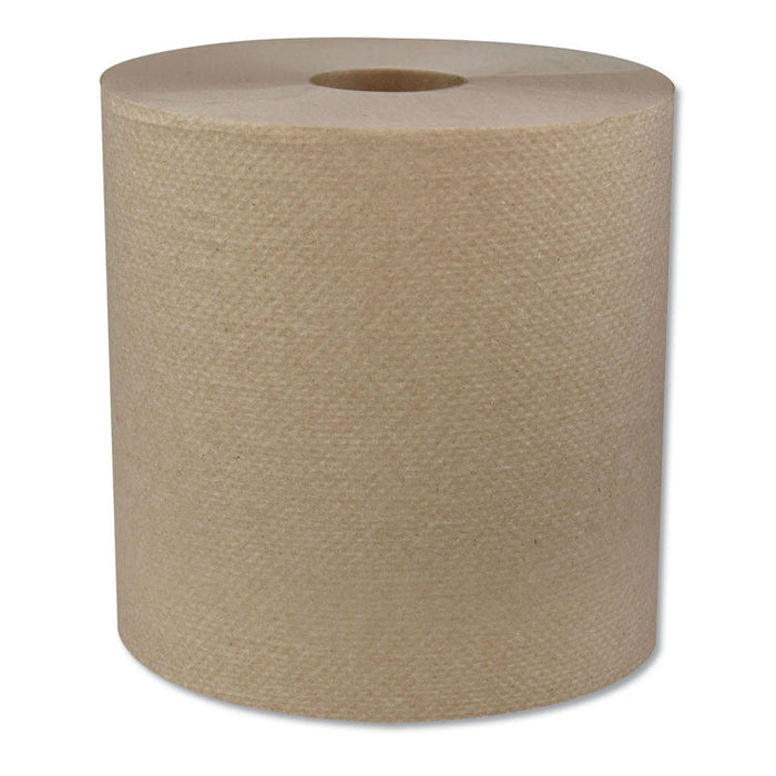 Hardwound Roll Towels, 1-Ply, 7.8" x 700 ft, 6/Carton