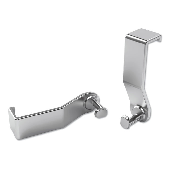 Prestige 2 Connects Flipchart Hooks, Plastic, Silver, 25 lb Capacity