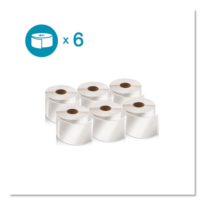 LW Shipping Labels, 2.13" x 4", White, 220/Roll, 6 Rolls/Pack