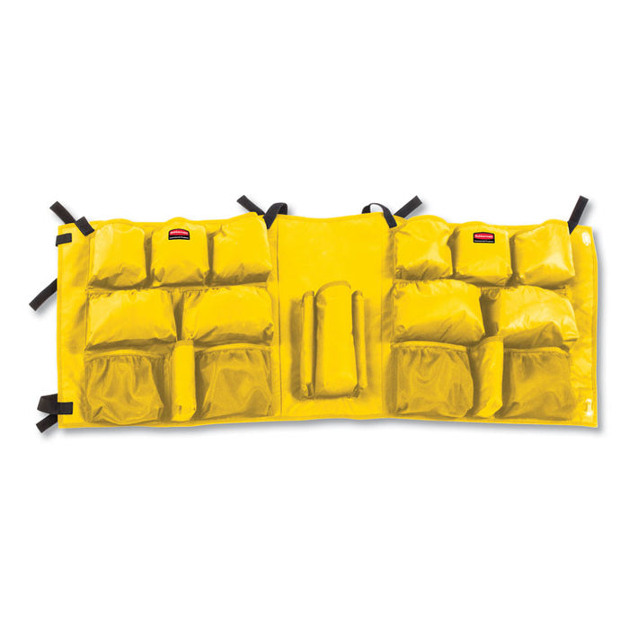 Slim Jim Caddy Bag, 19 Compartments, 10.25w x 19h, Yellow