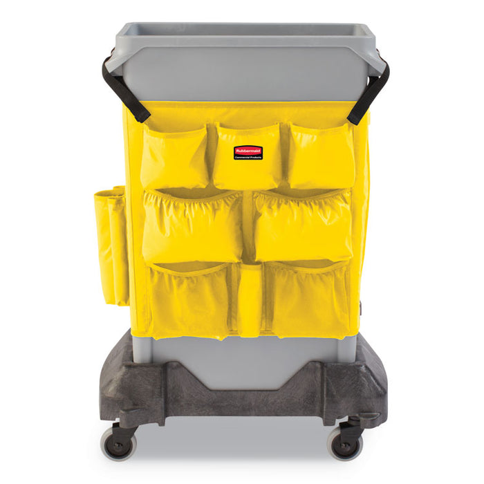 Slim Jim Caddy Bag, 19 Compartments, 10.25w x 19h, Yellow