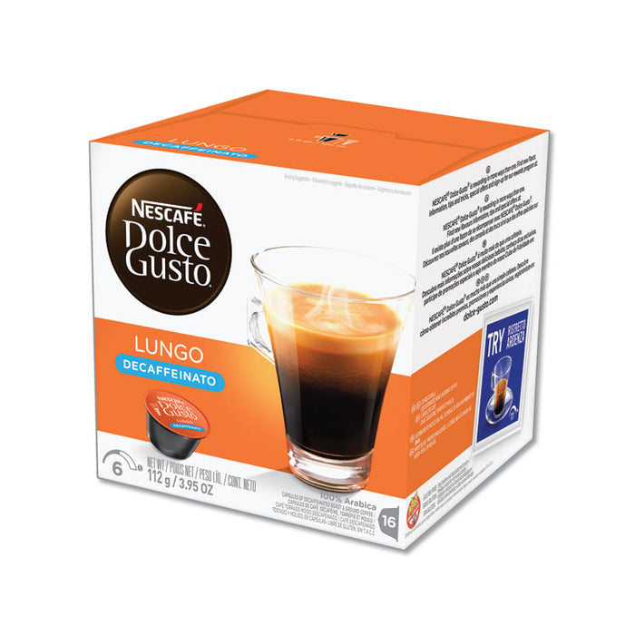 Capsules, Lungo Decaf, 48/Carton