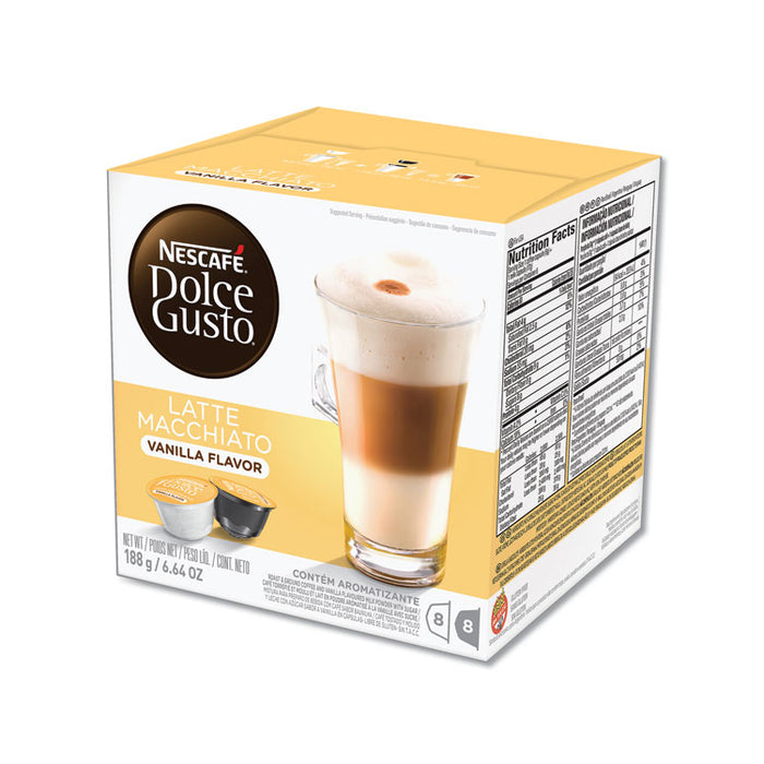 Capsules, Vanilla Latte Macchiato, 48/Carton