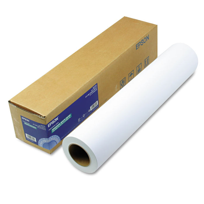 Enhanced Photo Paper Roll, 10 mil, 24" x 100 ft, Enhanced Matte White