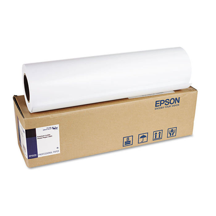 Premium Luster Photo Paper, 3" Core, 10 mil, 20" x 100 ft, Premium Luster White