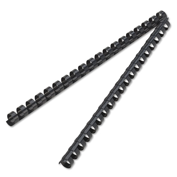 Plastic Comb Bindings, 1/2" Dia, 90 Sheet Capacity, Navy Blue, 100 Combs/Pack