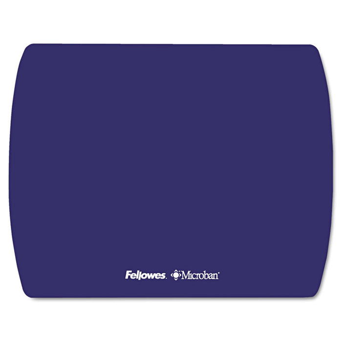 Ultra Thin Mouse Pad with Microban Protection, 9 x 7, Sapphire Blue