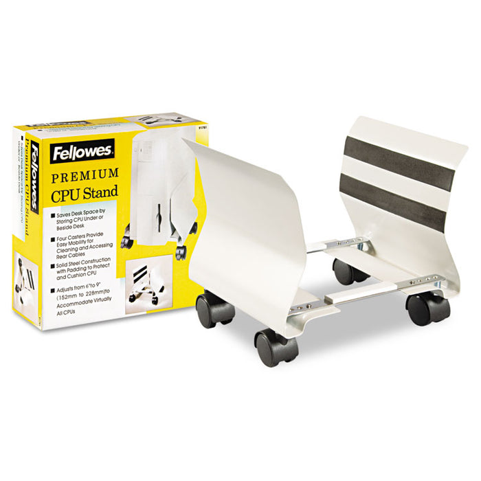 Premium CPU Stand, 8w x 9d x 9.5h, Platinum