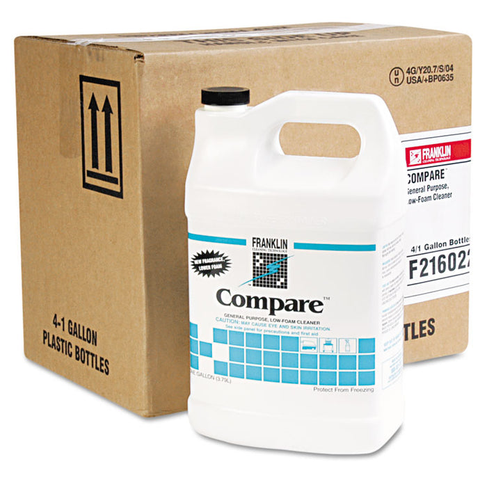 Compare Floor Cleaner, 1gal Bottle, 4/Carton