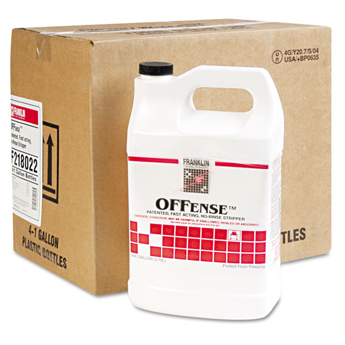 OFFense Floor Stripper, 1 gal Bottle, 4/Carton