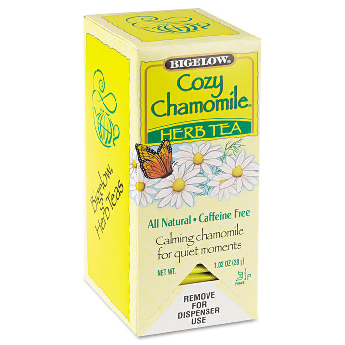 Single Flavor Tea, Cozy Chamomile, 28 Bags/Box