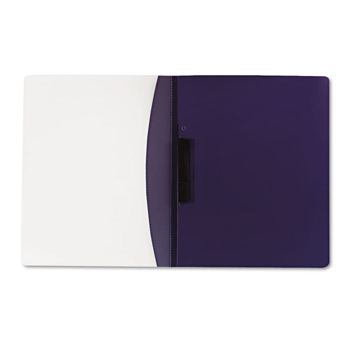 Report Cover w/Hidden Swing Clip, Letter Size, Blue