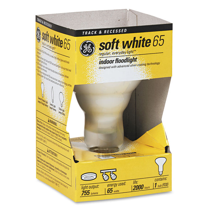 Incandescent Soft White BR30 Light Bulb, 65 W