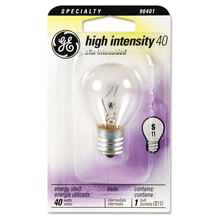 Incandescent S11 Appliance Light Bulb, 40 W