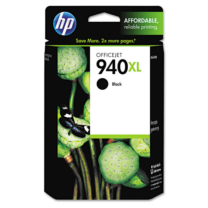 HP 940XL, (C4906AN) High Yield Black Original Ink Cartridge