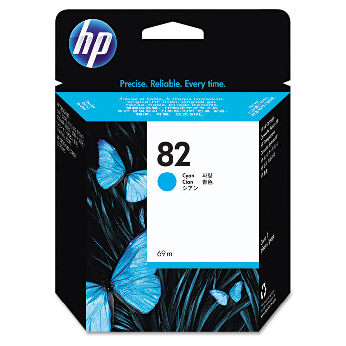 HP 82, (C4911A) Cyan Original Ink Cartridge