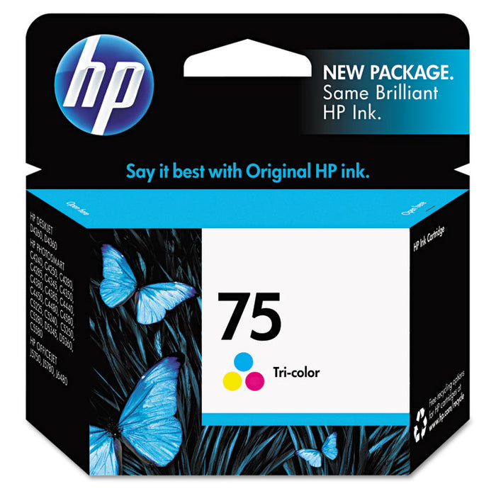 HP 75, (CB337WN) Tri-color Original Ink Cartridge