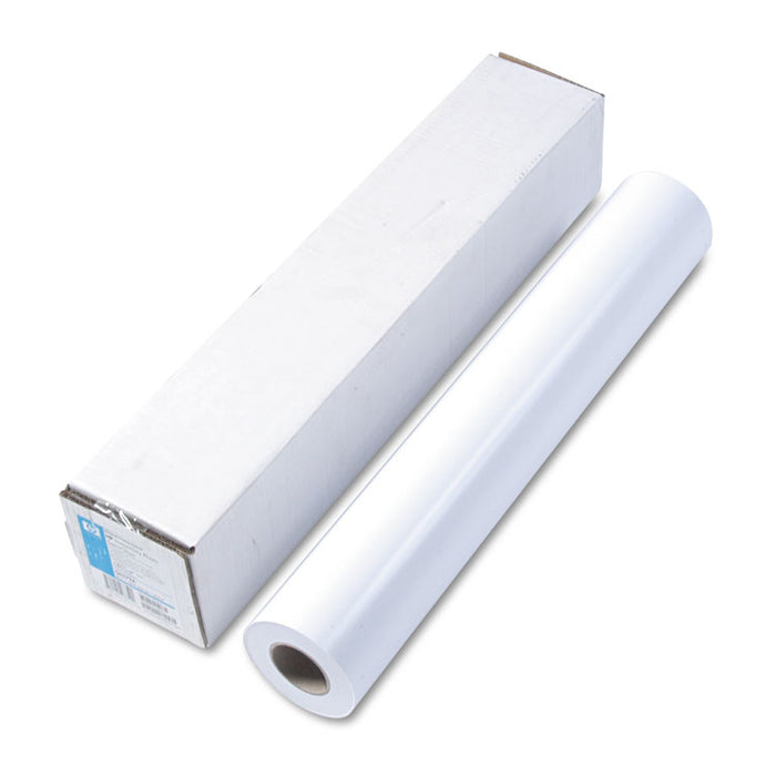 DesignJet Large Format Paper for Inkjet Prints, 7 mil, 24" x 100 ft, Satin White