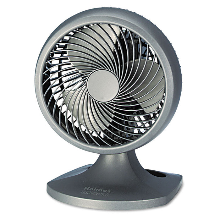 Blizzard 9" Three-Speed Oscillating Table/Wall Fan, Charcoal