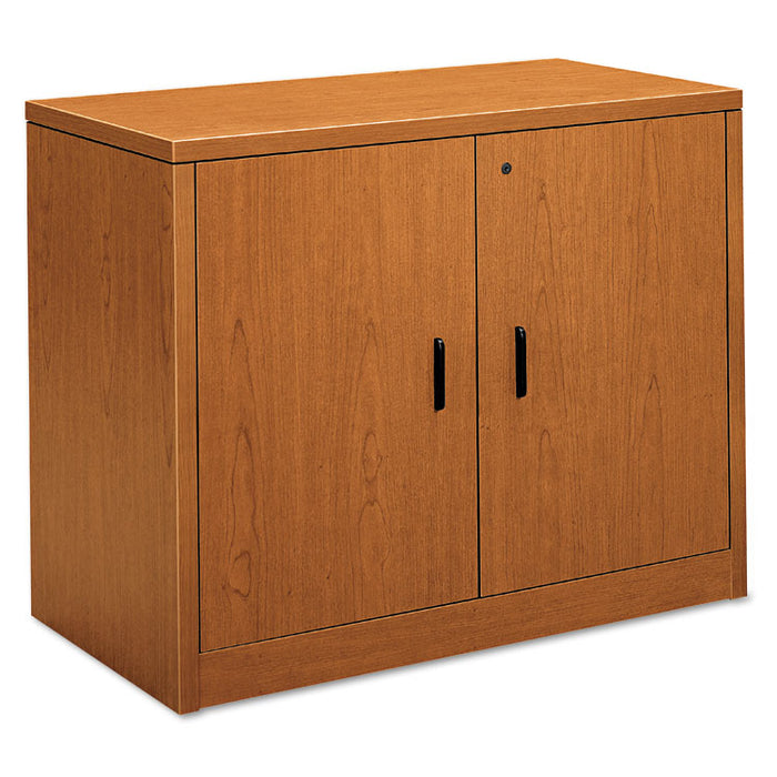 10500 Series Storage Cabinet w/Doors, 36w x 20d x 29-1/2h, Bourbon Cherry