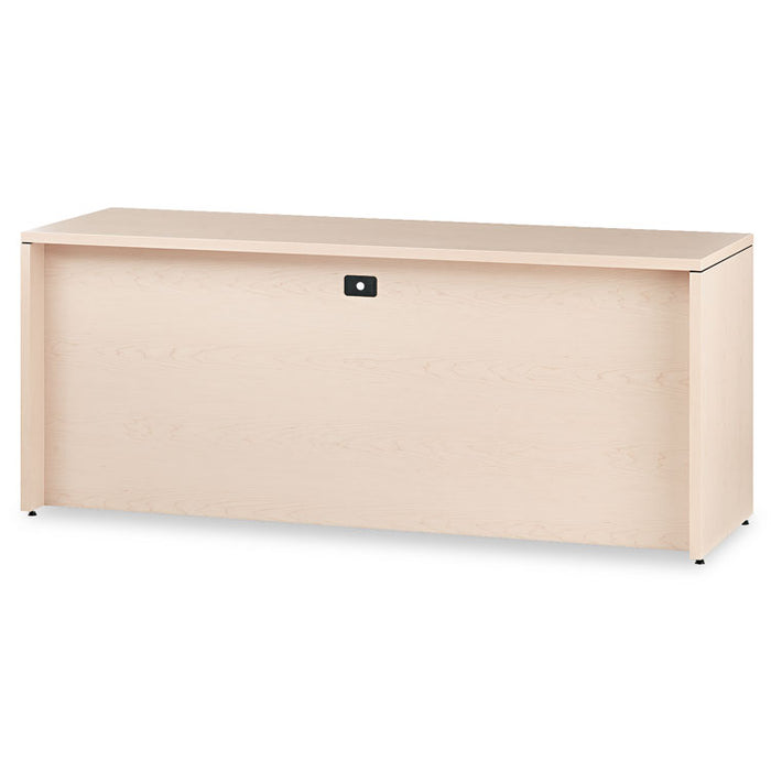 10500 Series Kneespace Credenza w/3/4-Height Pedestals, 72w x 24d, Natural Maple