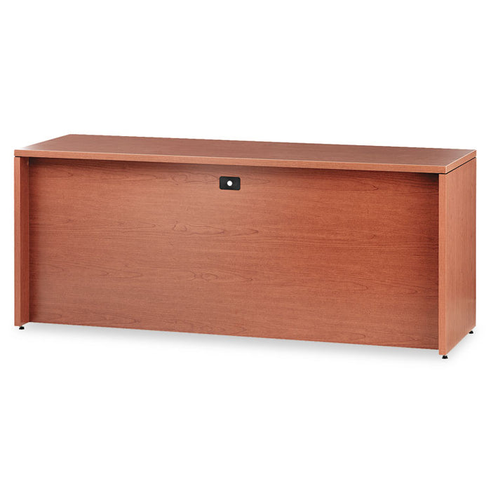 10500 Series Kneespace Credenza w/3/4-Height Pedestals, 72w x 24d, Bourbon Cherry