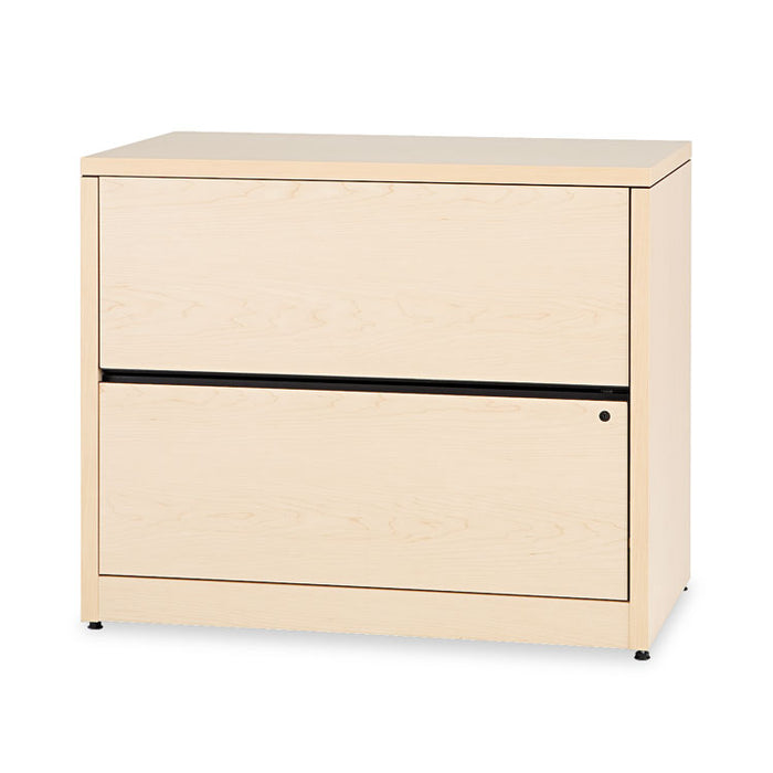10500 Series Lateral File, 2 Legal/Letter-Size File Drawers, Natural Maple, 36" x 20" x 29.5"