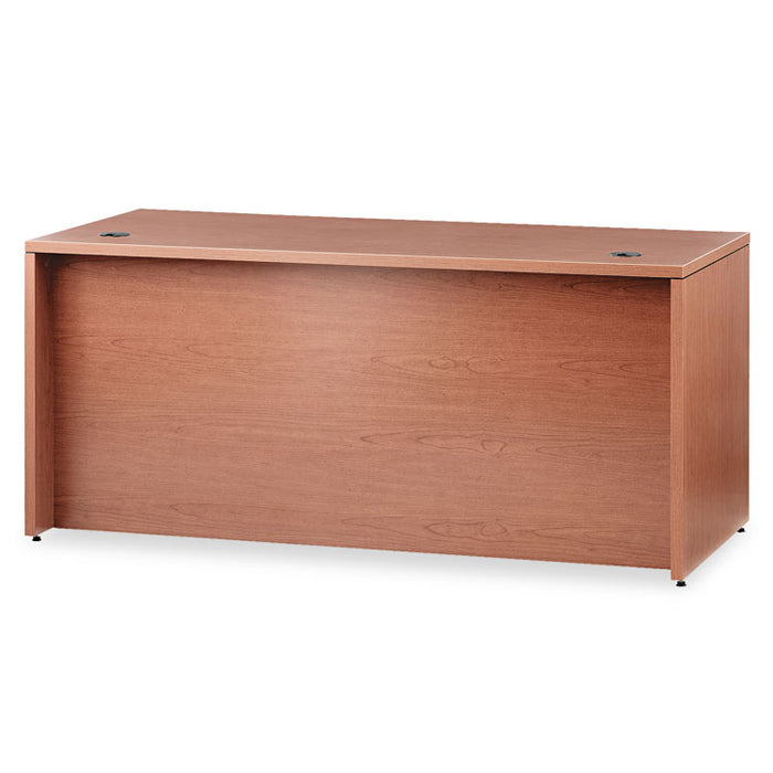 10500 Series "L" Right 3/4 Height Pedestal Desk, 66w x 30d x 29.5h, Bourbon Cherry