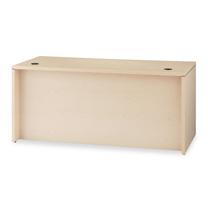 10500 Series 3/4 Height Pedestal Desk, 66w x 30d x 29.5h, Natural Maple