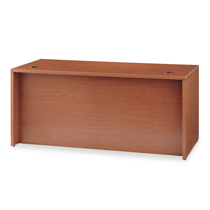 10500 Series "L" Workstation Single Pedestal Desk, 66" x 30" x 29.5", Bourbon Cherry