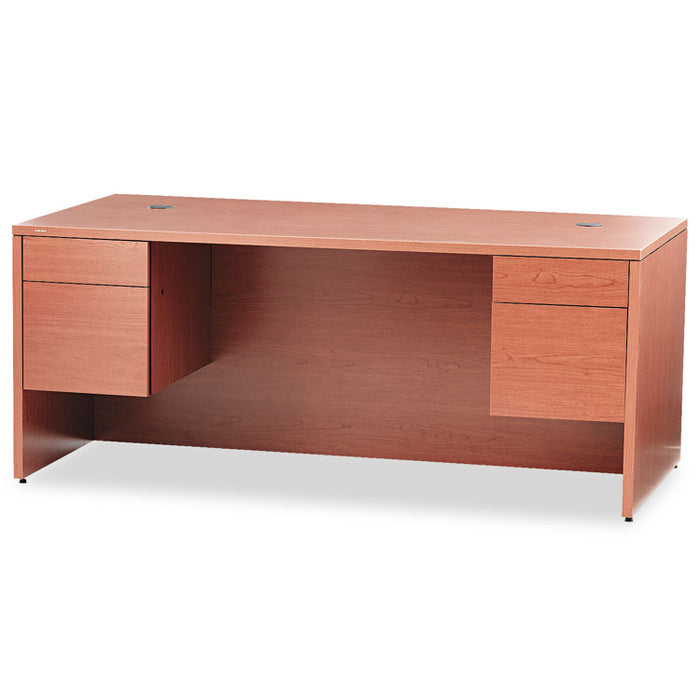 10500 Series Double Pedestal Desk, 72" x 36" x 29.5", Bourbon Cherry