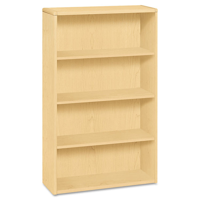 10700 Series Wood Bookcase, Four-Shelf, 36w x 13.13d x 57.13h, Natural Maple