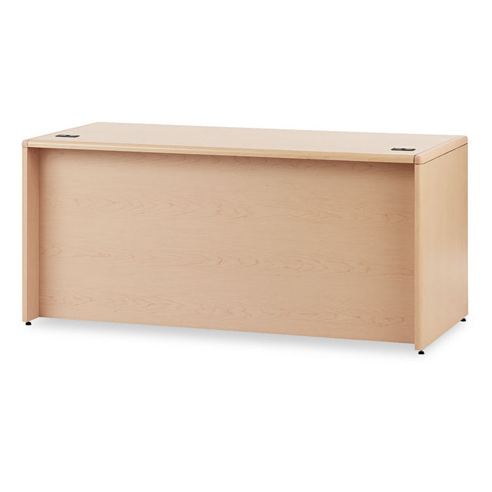 10700 Series "L" Desk, 3/4 Height Right Pedestal, 66w x 30d x 29.5h, Natural Maple