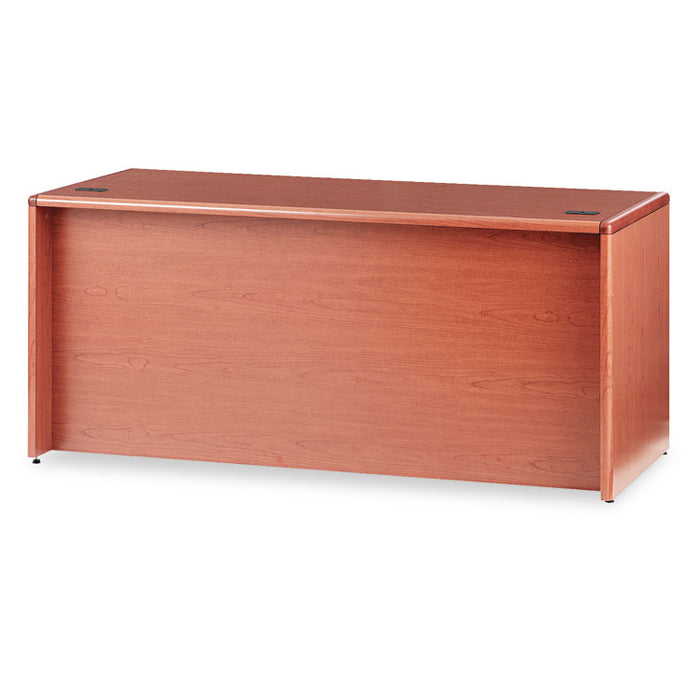 10700 Series "L" Desk, 3/4 Height Right Pedestal, 66w x 30d x 29.5h, Bourbon Cherry