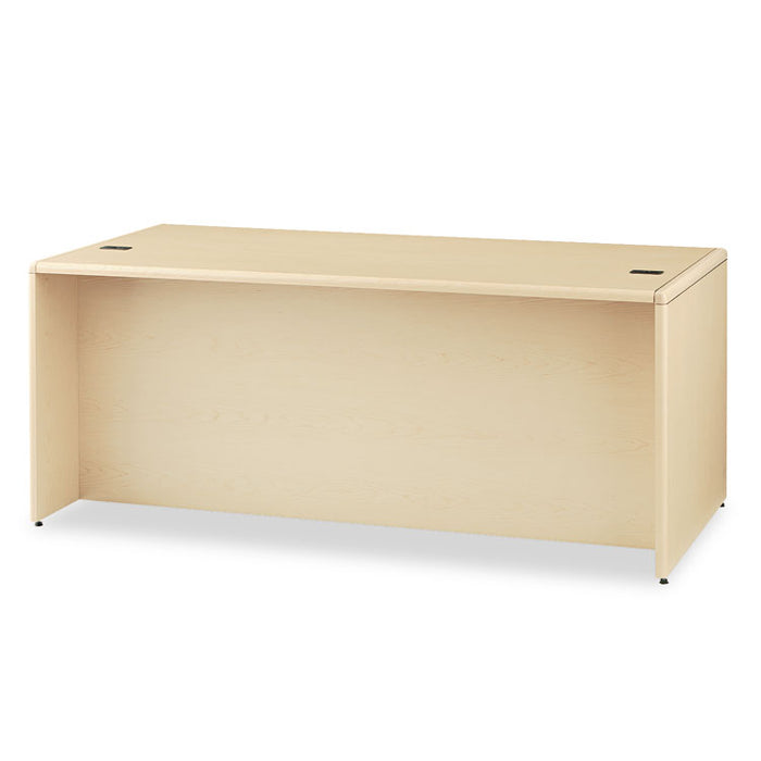 10700 Series Desk, 3/4 Height Double Pedestals, 72w x 36d x 29.5h, Natural Maple