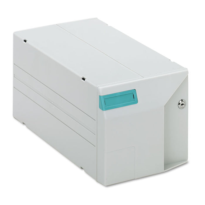 CD/DVD Storage Drawer, Holds 150 Discs, Light Gray