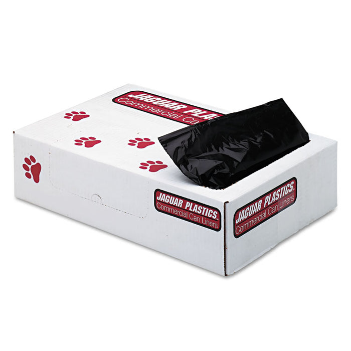 Industrial Strength Low-Density Commercial Can Liners, 33 gal, 1.7 mil, 33" x 39", Black, 150/Carton