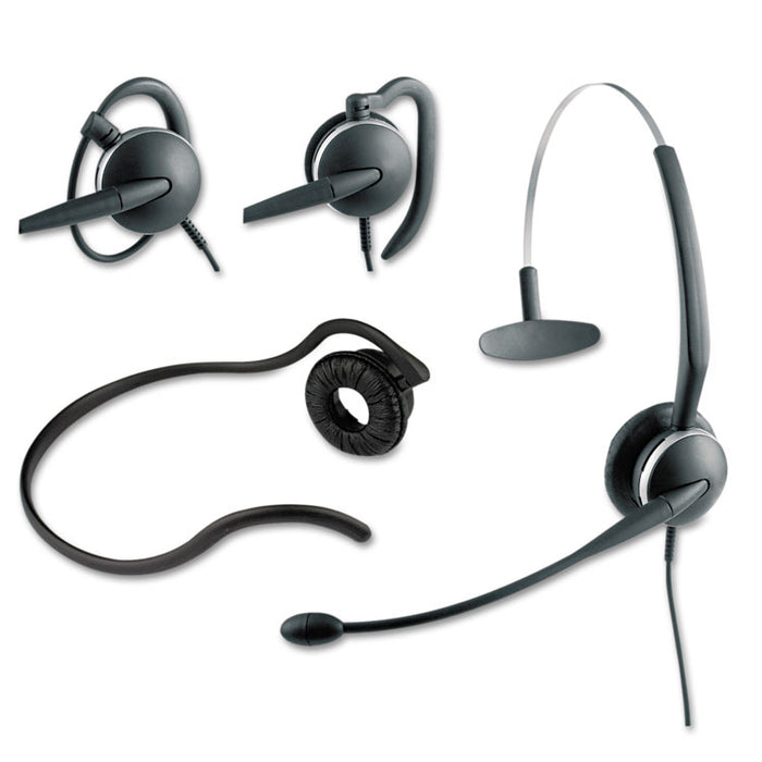 4-in-1 Headset, Noise Canceling Microphone, Black