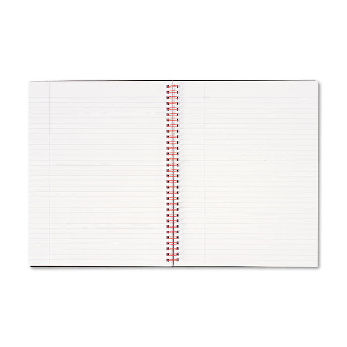 Flexible Cover Twinwire Notebook, SCRIBZEE Compatible, 1 Subject, Wide/Legal Rule, Black Cover, 11 x 8.5, 70 Sheets