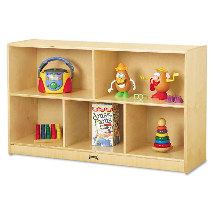 Low Single Mobile Storage Unit, 48w x 15d x 29.5h, White