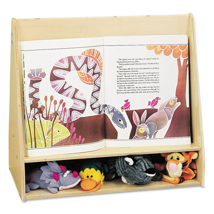 Pick-a-Book Stand, 30w x 16.5d x 27.5h, Birch