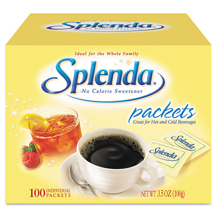 No Calorie Sweetener Packets, 100/Box