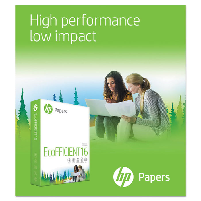 EcoFFICIENT16 Paper, 92 Bright, 16lb, 8.5 x 11, White, 625 Sheets/Ream, 8 Reams/Carton