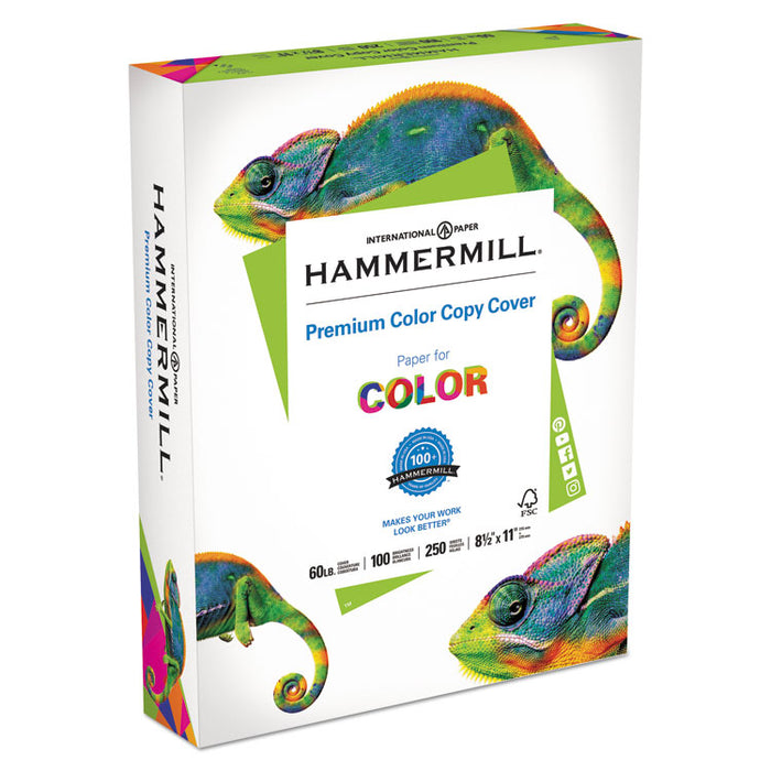 Premium Color Copy Cover, 100 Bright, 60 lb Cover Weight, 8.5 x 11, 250/Pack