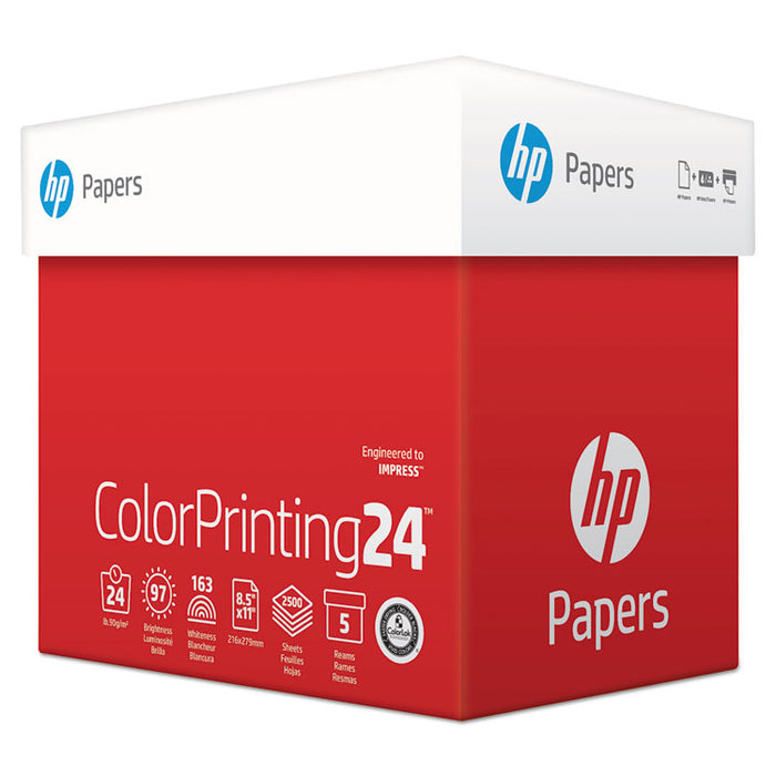 ColorPrinting24 Paper, 97 Bright, 24lb, 8.5 x 11, White, 500/Ream