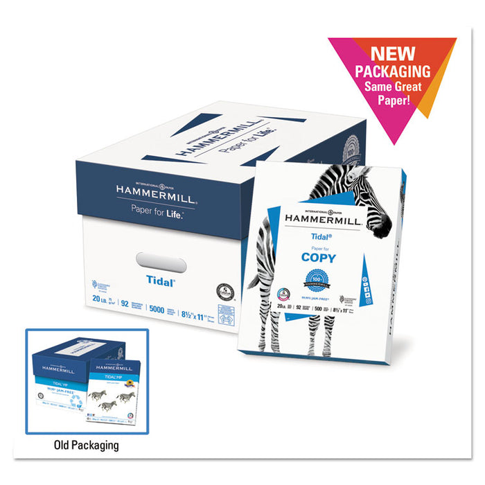 Tidal Print Paper, 92 Bright, 20lb, 11 x 17, White, 500/Ream