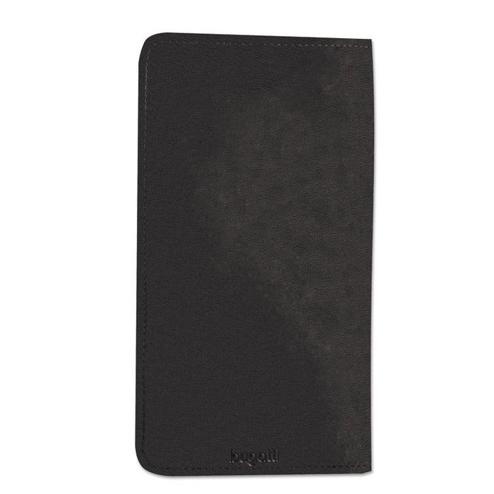 Passport/Document Holder, Black, Leather, 4 3/4 x 9