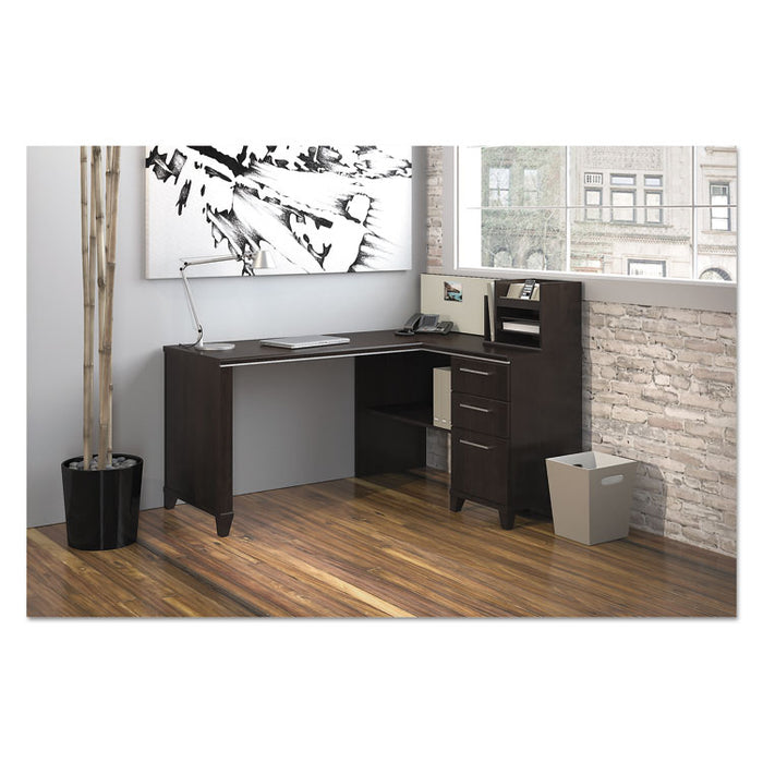 Enterprise Collection Corner Desk, 60w x 47.25d x 41.75h, Mocha Cherry (Box 1 of 2)
