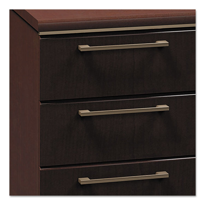 Enterprise Collection Corner Desk, 60w x 47.25d x 41.75h, Mocha Cherry (Box 1 of 2)